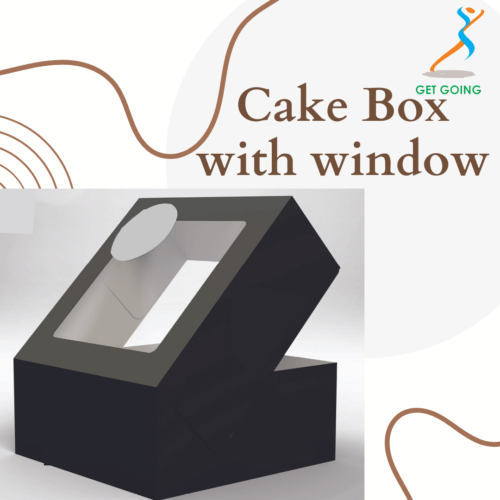 CAKE BOX WITH WINDOW