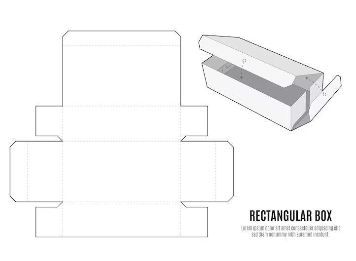Clamshell Dieline