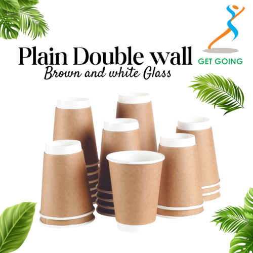 Plain Double Wall Cups